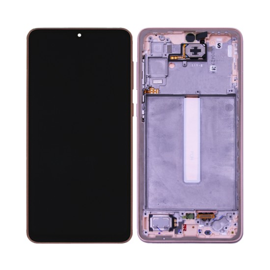 Touch+Display+Frame Samsung Galaxy A33 5G 2022/A336B Service Pack Golden Peach